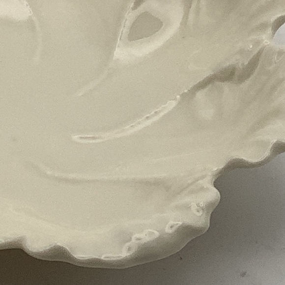 Vintage Lenox Round Veined Leaf Bowl - Picture 6 of 9